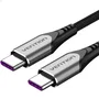Vention Cable USB 2.0 Tipo-C a Tipo-C 100W 1.5m Gris